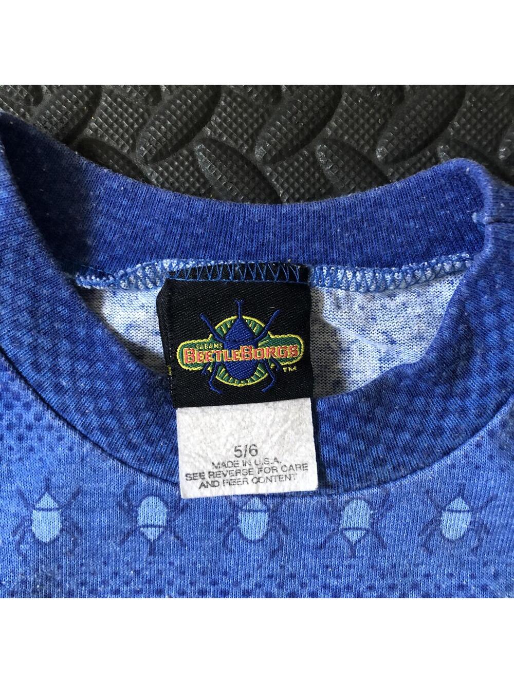 Vintage Saban's Beetleborgs Blue Stinger Graphic T-Shirt Kids Size 5/6 - Picture 3 of 4